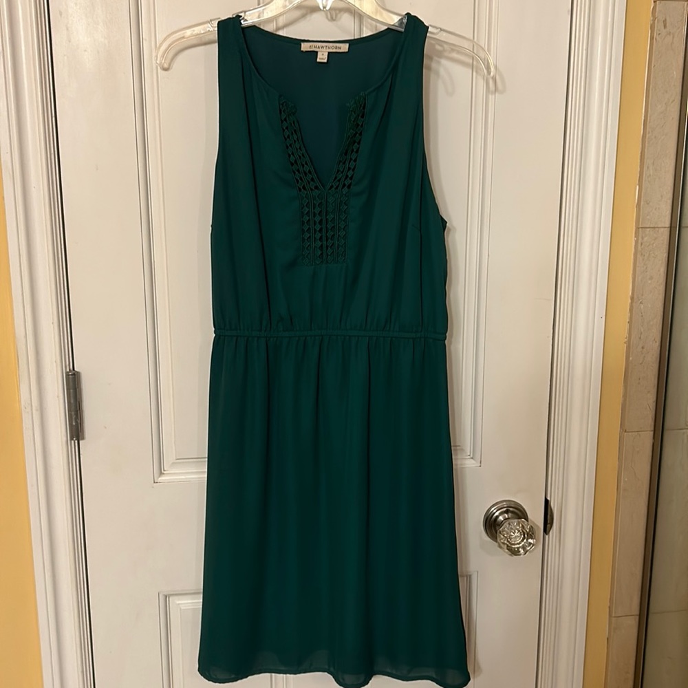 41 Hawthorn Dark Green Tank Sleeveless Dress